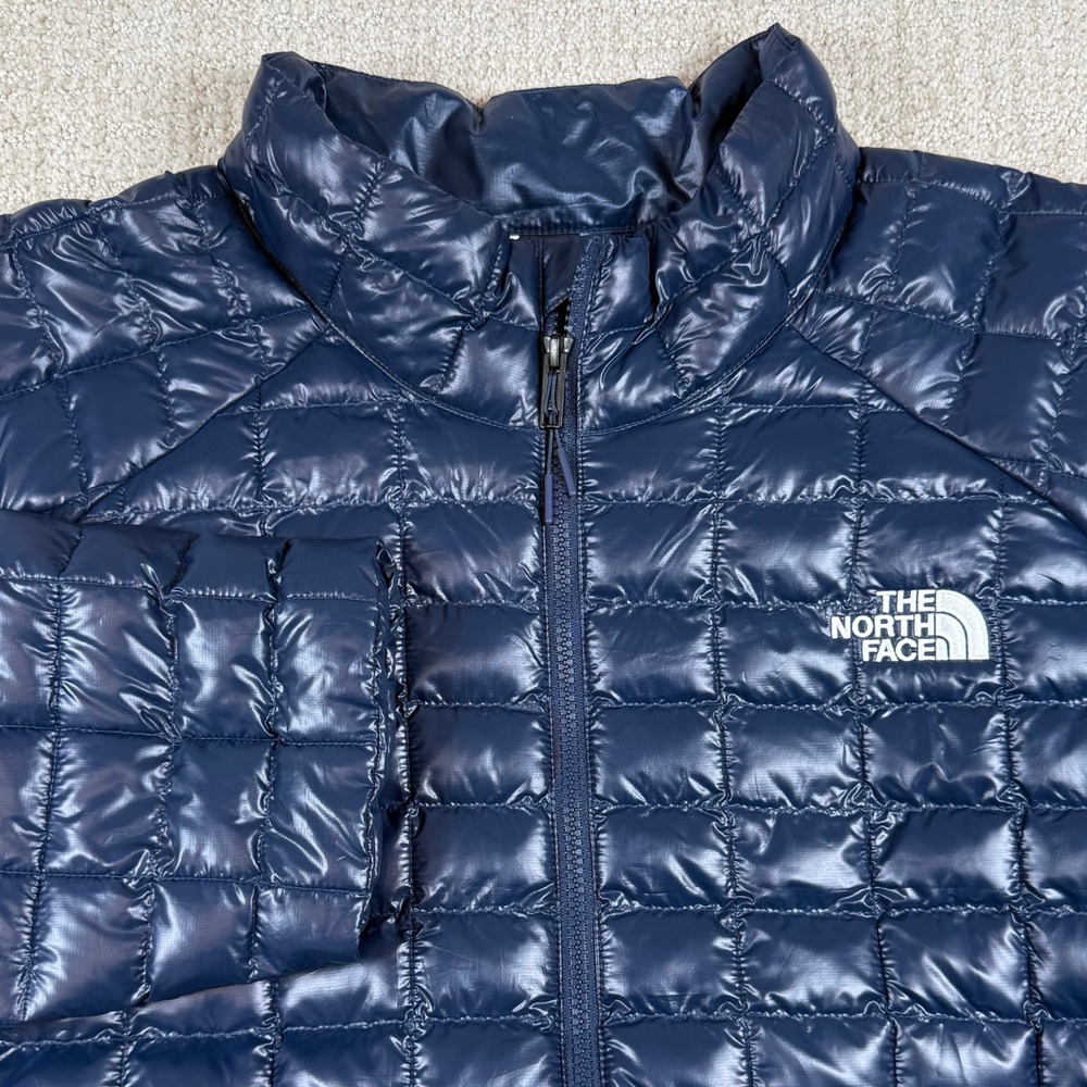 NEW The North Face Mens 3XL Summit Navy ThermoBall Quilted Puffer Jacket